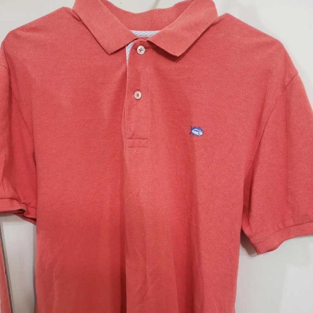 Southern Tide pink polo SkipJack short sleeve